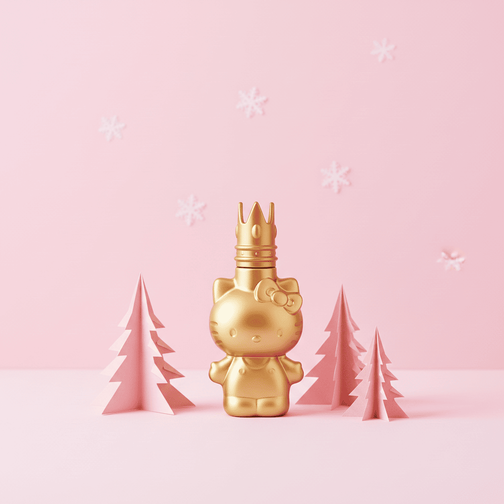 Fragancia Hello Kitty Gold 60ml Durazno Maracuya