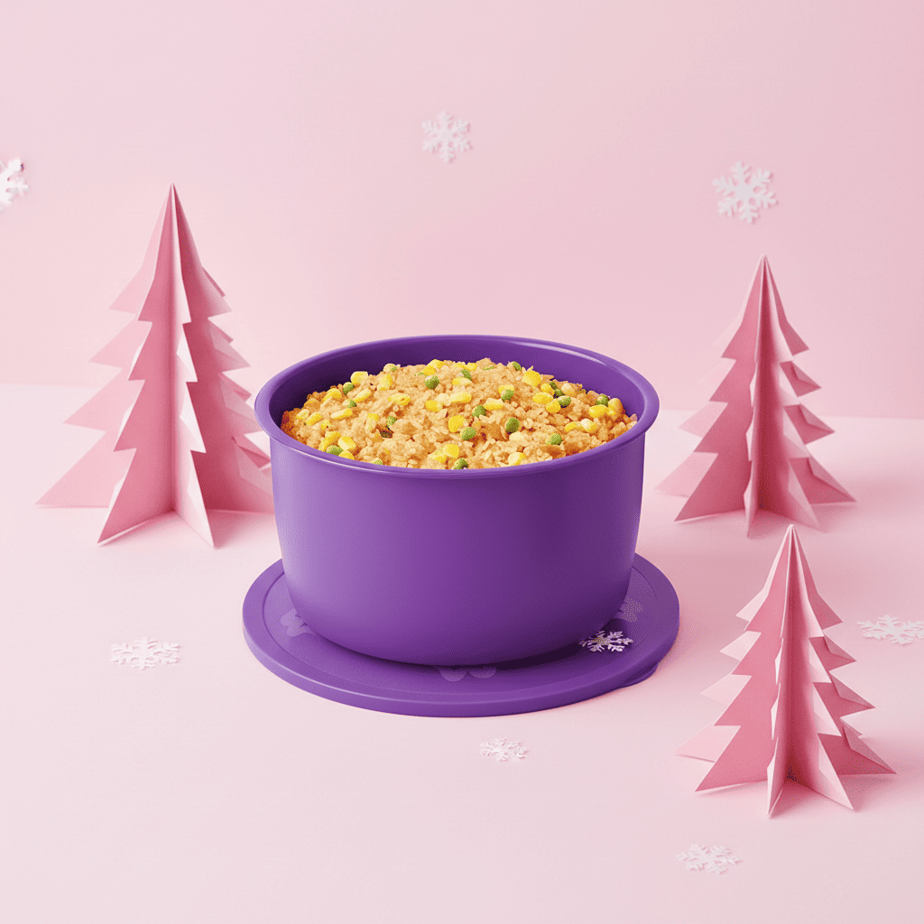 Contenedor Serviguisados Morado 3 Litros Comida Familiar