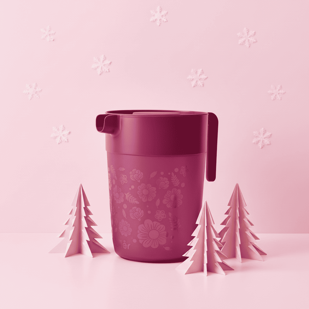 Jarra Jumbo Guinda 4 Litros ¡Sirve hasta 16 Vasos!