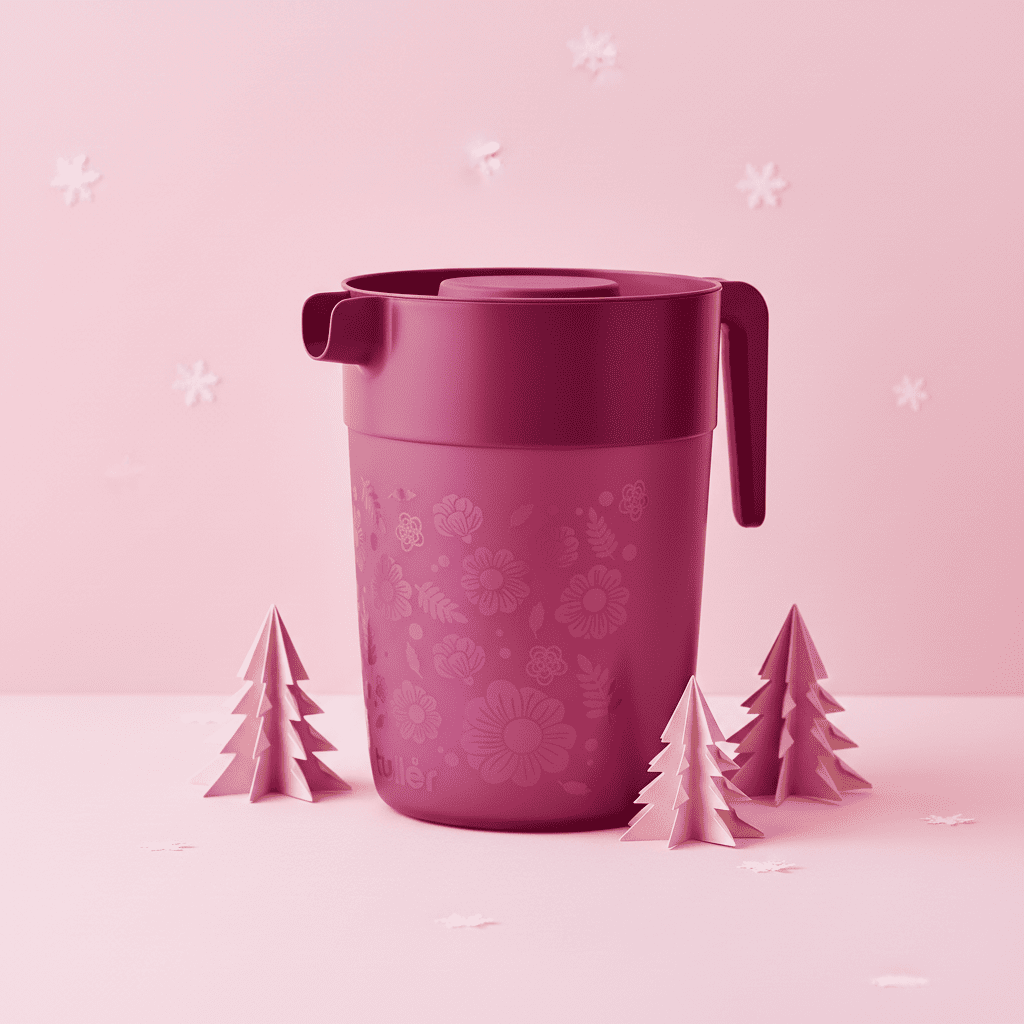 Jarra Jumbo Guinda 4 Litros ¡Sirve hasta 16 Vasos!