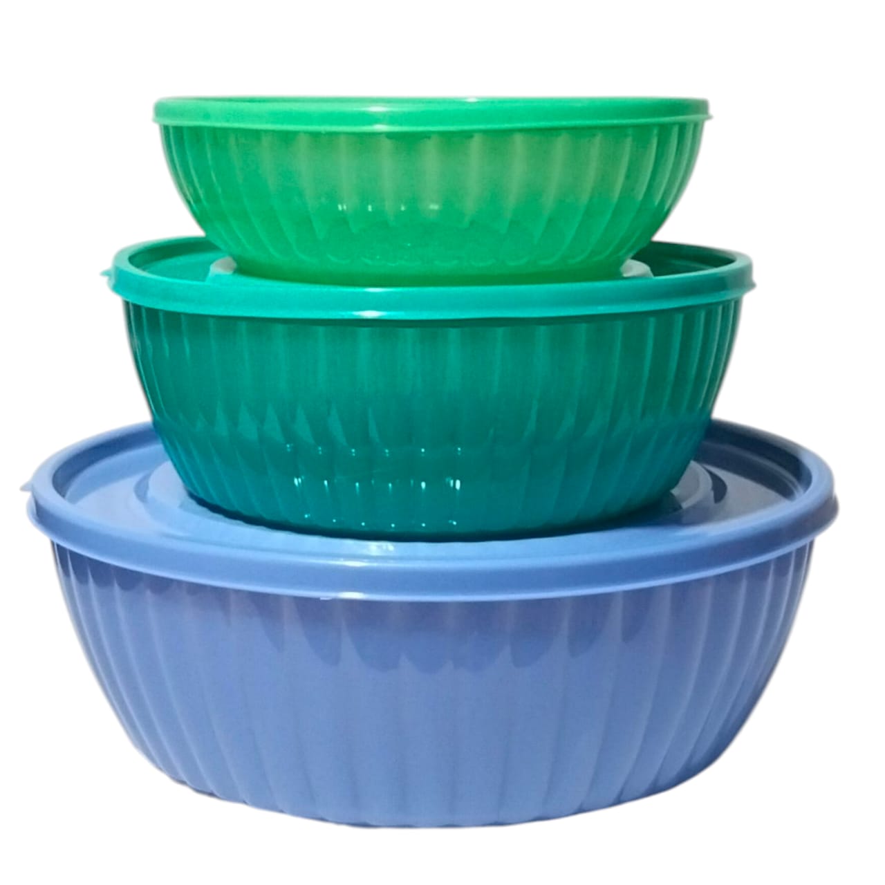 Set 3 Plastirefractarios Tricolor Válvula Multiusos