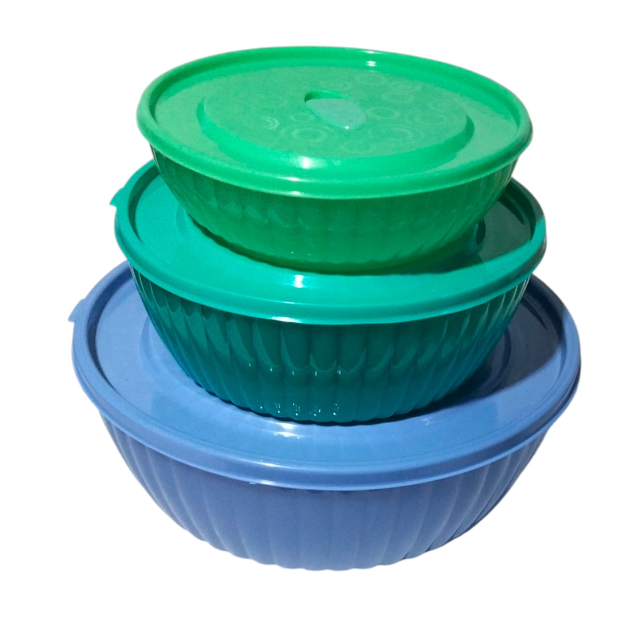 Set 3 Plastirefractarios Tricolor Válvula Multiusos