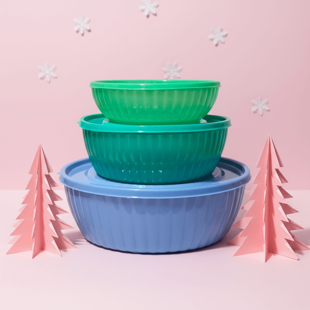 Set 3 Plastirefractarios Tricolor Válvula Multiusos