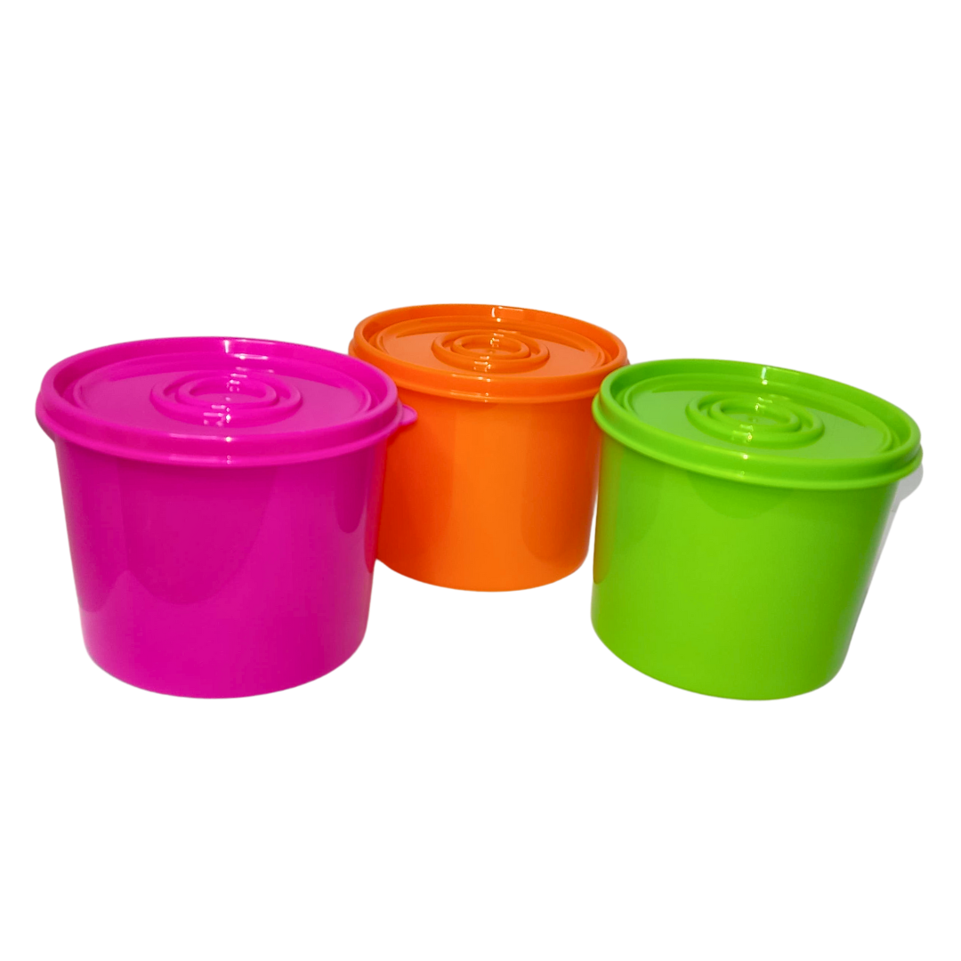 Set 3 Contenedores Tapa 700 ml Microondas Raciones