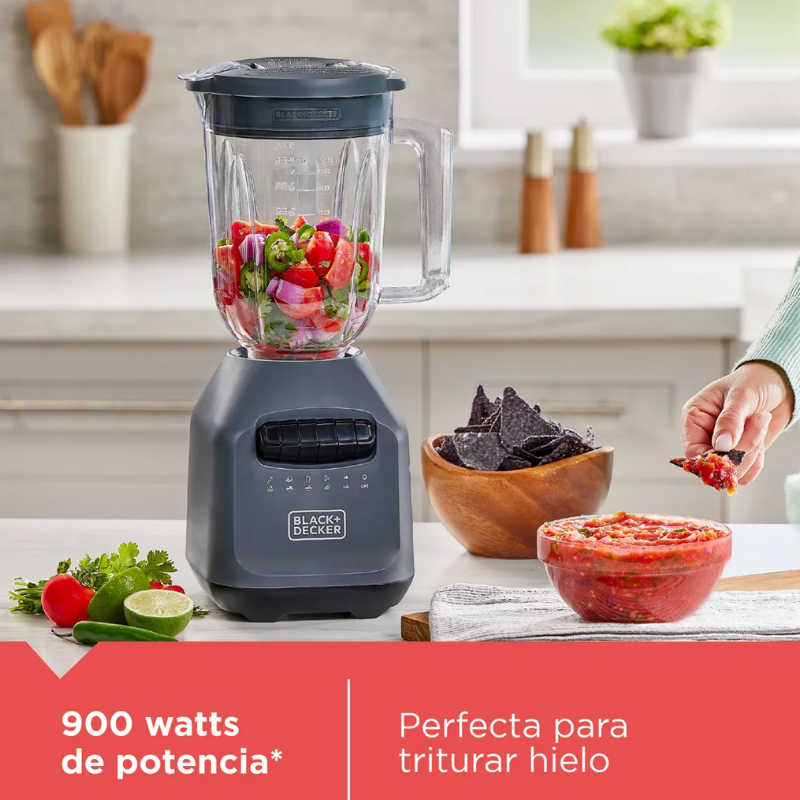 Licuadora Black+Decker Ice Crush 1.6L Cuchilla 6 Puntas
