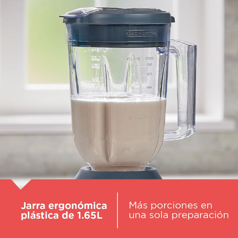 Licuadora Black+Decker Ice Crush 1.6L Cuchilla 6 Puntas