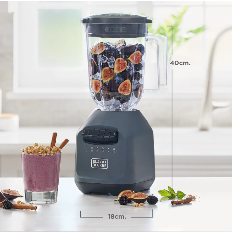 Licuadora Black+Decker Ice Crush 1.6L Cuchilla 6 Puntas