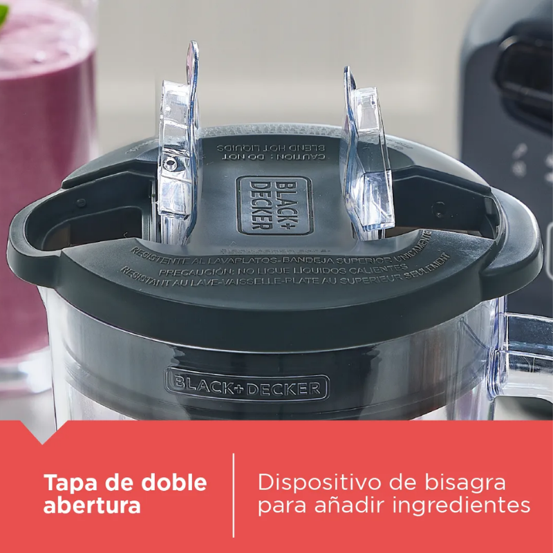 Licuadora Black+Decker Ice Crush 1.6L Cuchilla 6 Puntas