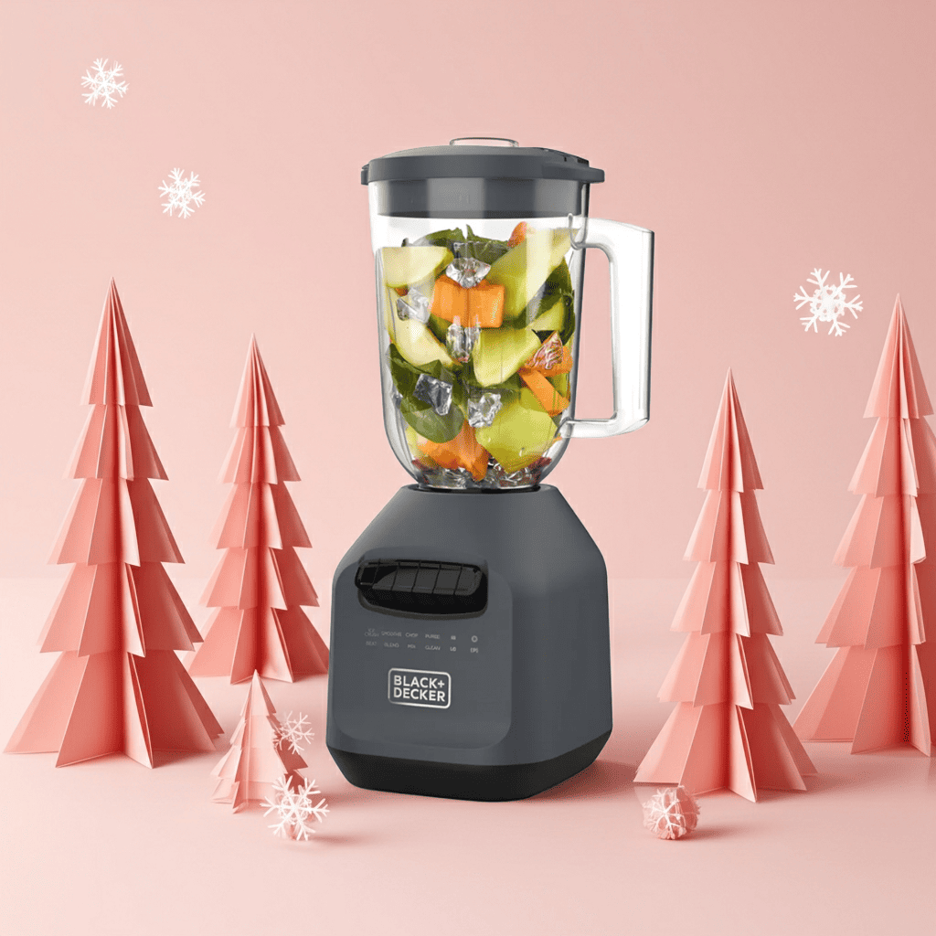 Licuadora Black+Decker Ice Crush 1.6L Cuchilla 6 Puntas