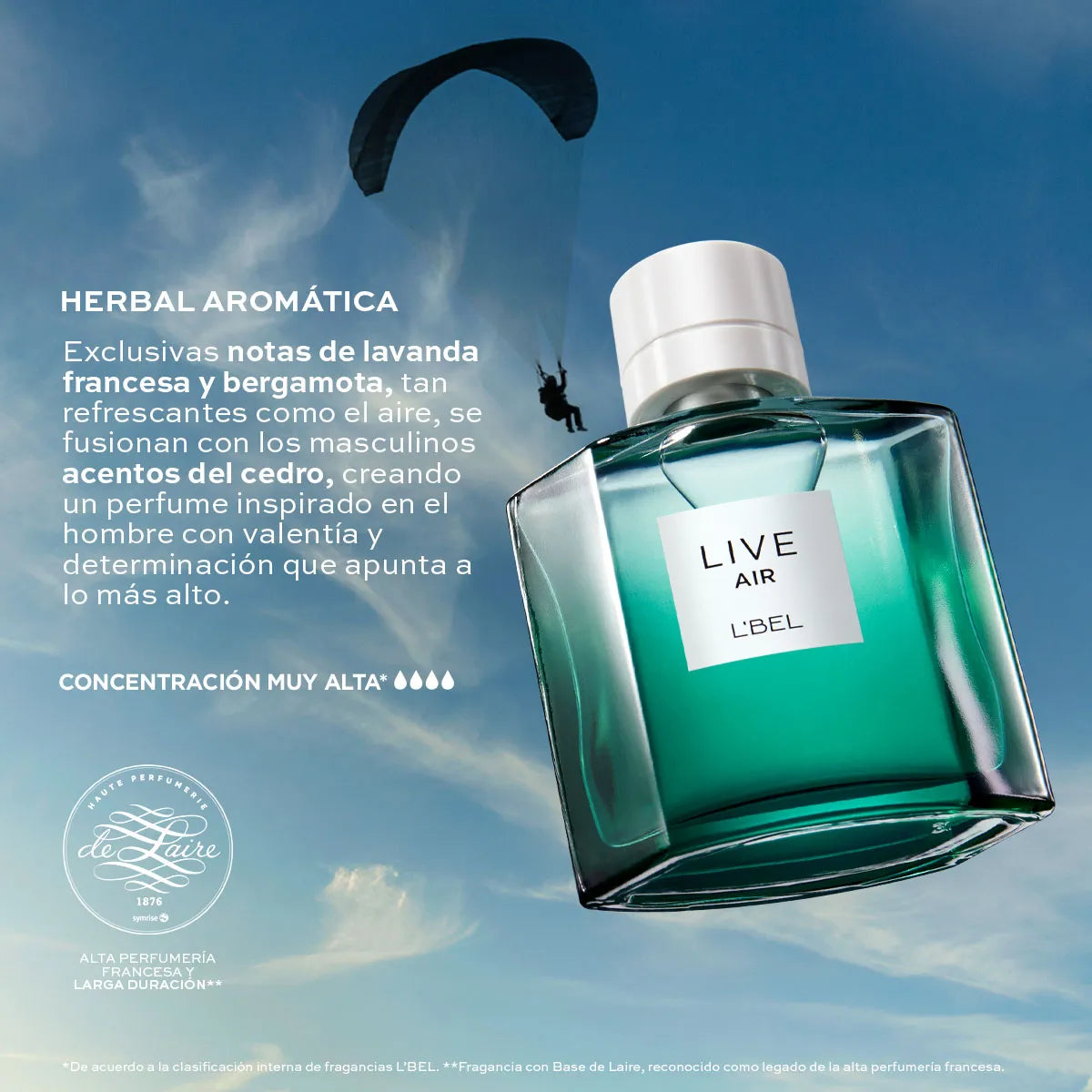 Perfume de Hombre Live Air Cont. 100 ml