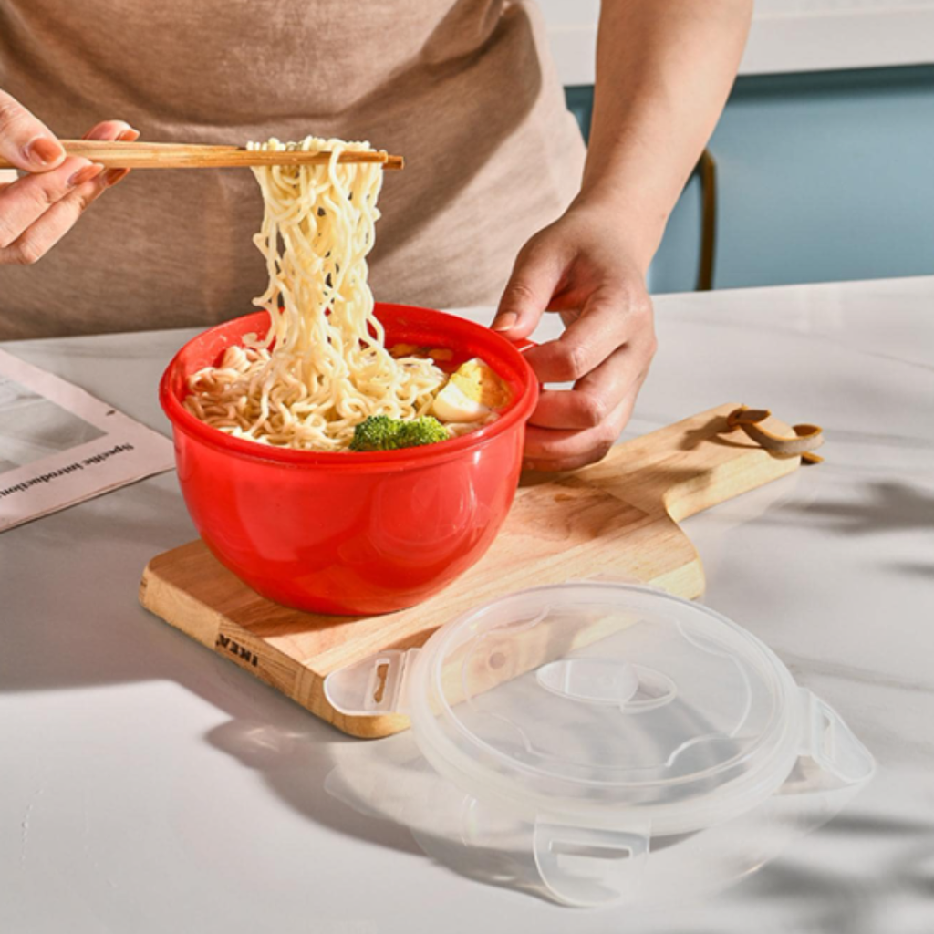 Servi Contenedor 900 ml Asa Antiderrames Microondas