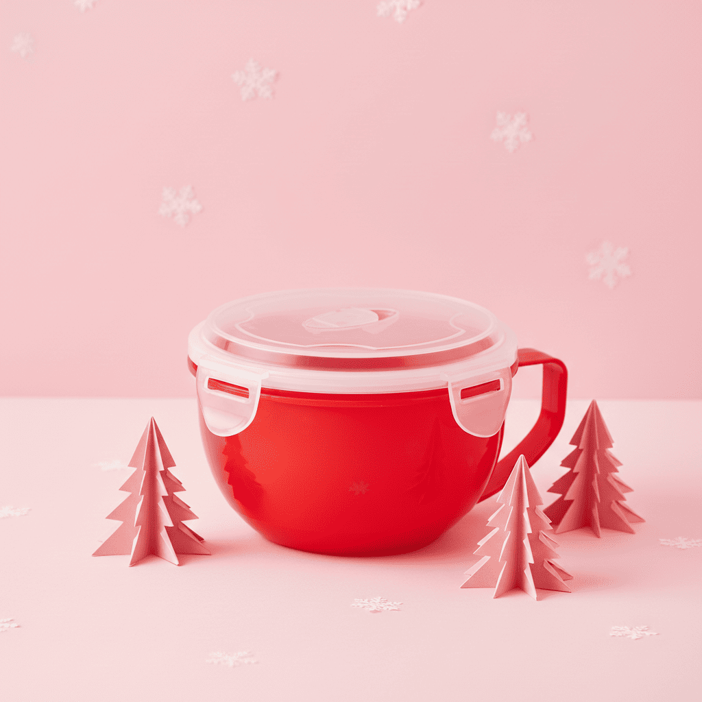 Servi Contenedor 900 ml Asa Antiderrames Microondas