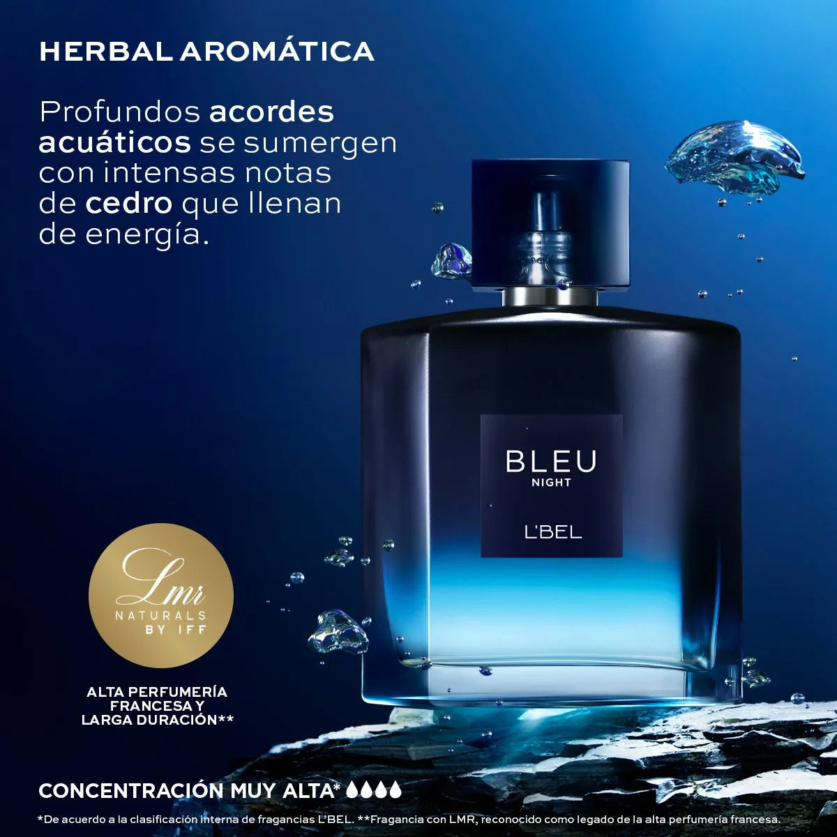 Perfume de Hombre Bleu Night Cont. 100 ml